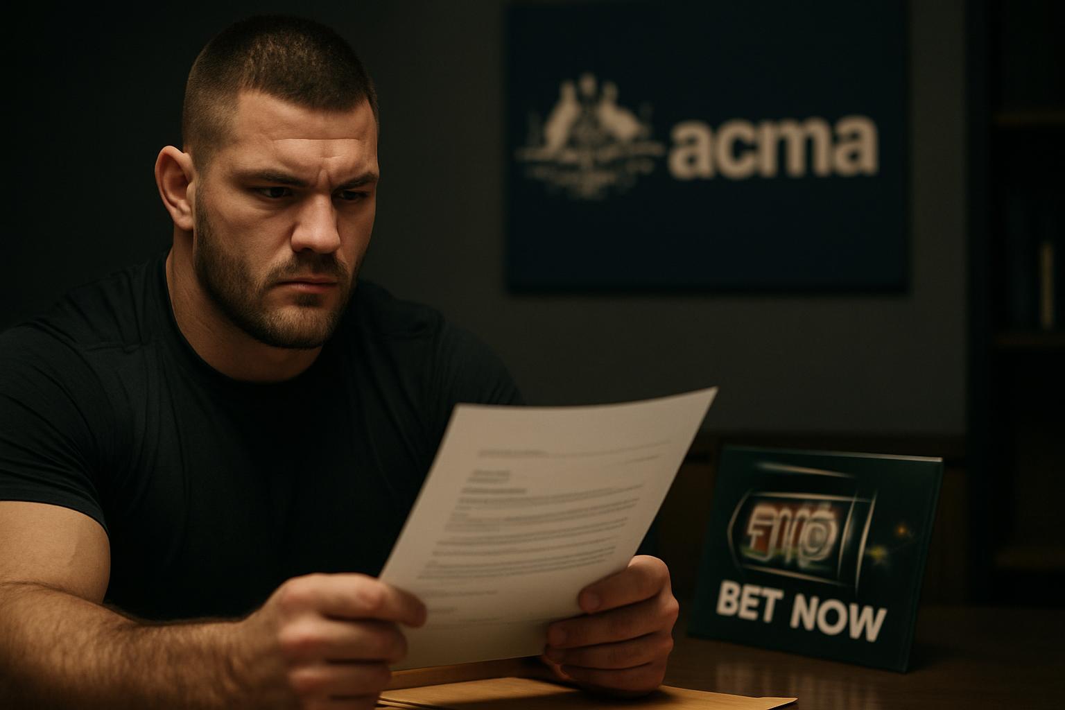 "ACMA Targets MMA Fighter for Gambling Advertisements" Thumbnail