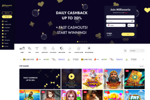 Millionaria Casino Screenshot