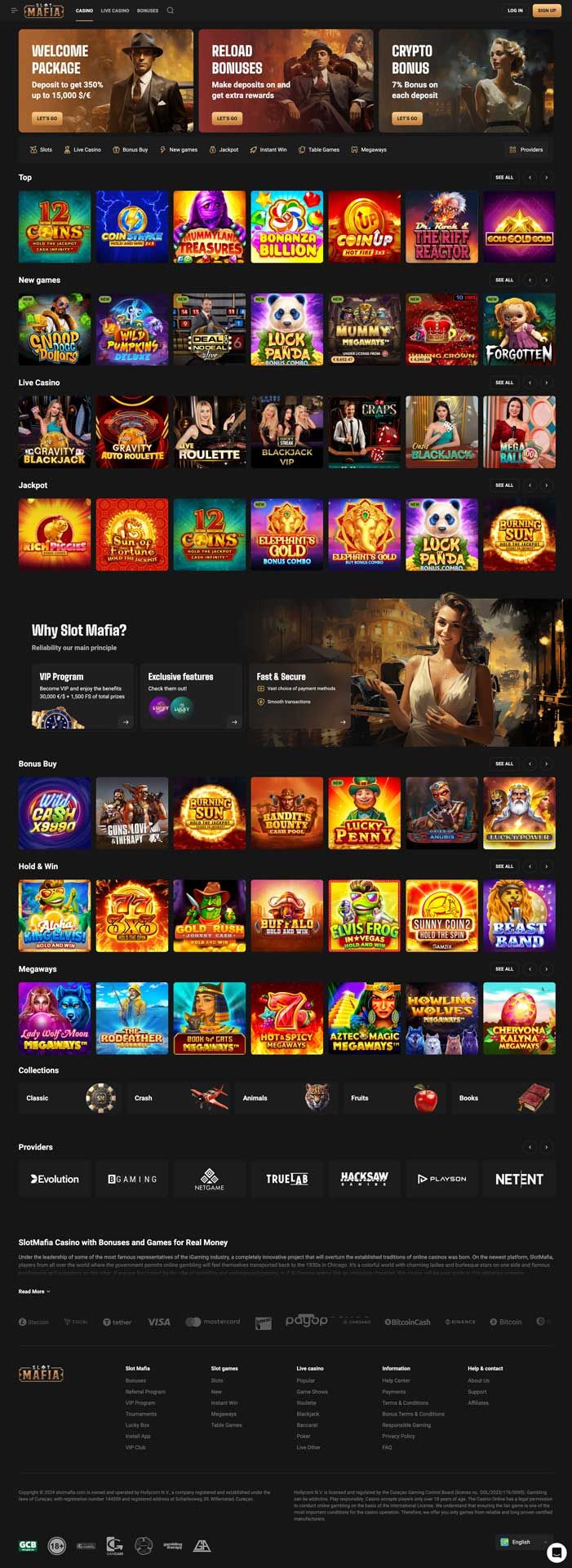 Slot Mafia Casino Screenshot