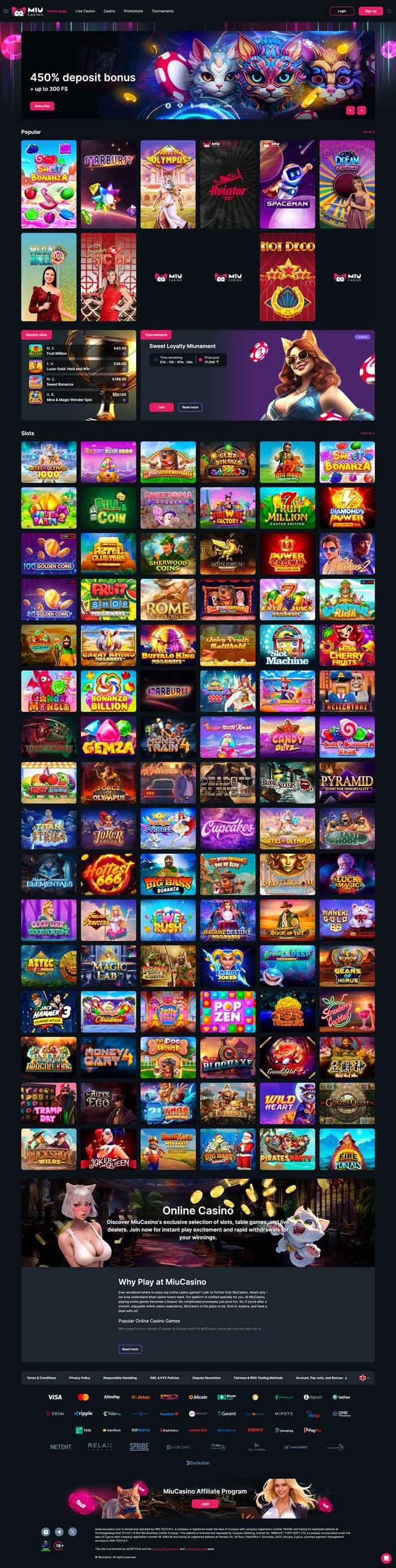 MiuCasino Screenshot