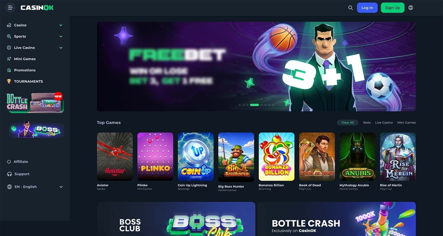Captura de pantalla de CasinOK