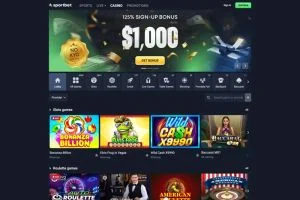 Captura de pantalla de Sportbet.One Casino