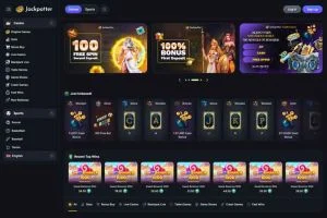 Captura de pantalla de Jackpotter Casino