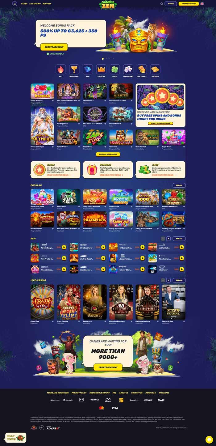 Captura de pantalla de Certified Gamblezen Casino
