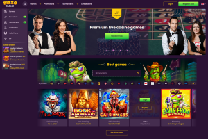 Captura de pantalla de Bizzo Casino
