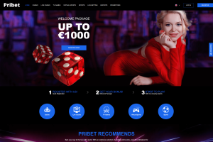 Captura de pantalla de Pribet Casino
