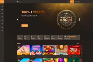 Captura de pantalla de Sol Casino