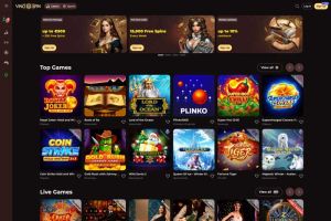 Captura de pantalla de Vincispin Casino
