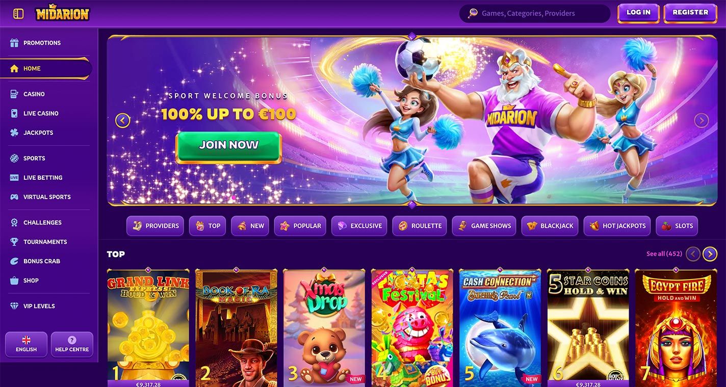 Zrzut ekranu Midarion Casino