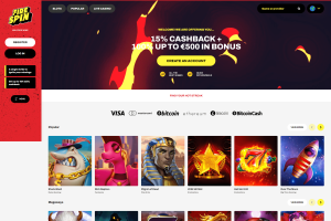 Zrzut ekranu Firespin Casino