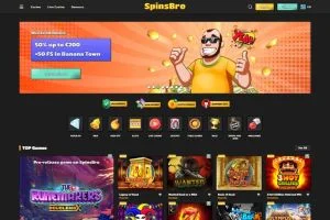 Zrzut ekranu SpinsBro Casino