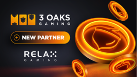 3 Oaks Gaming kicks up content reach with Relax Gaming - Casino News Thumbnail