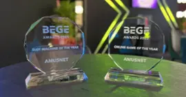 Amusnet wins two honors from BEGE Awards - Casino News Thumbnail