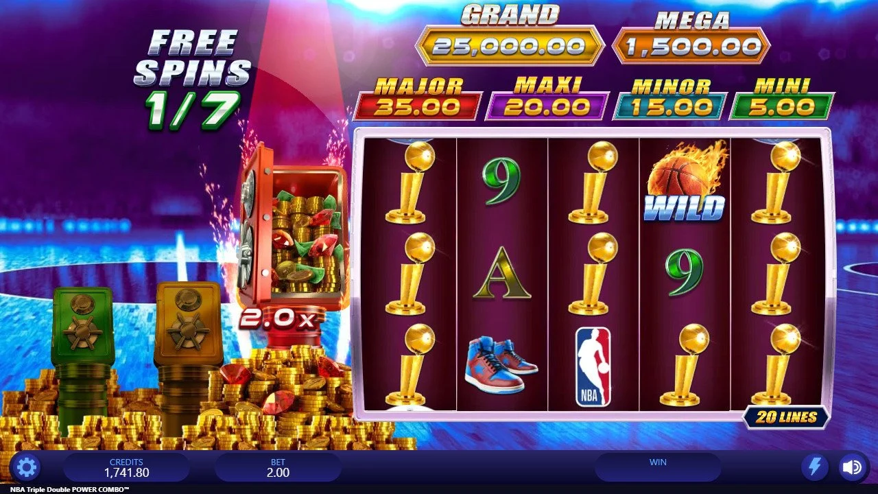 Caesars introduces an NBA-branded slot game