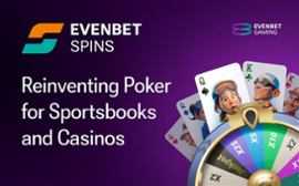 EvenBet Gaming debuts first-of-its-kind Spins Poker product at SiGMA Central Europe - Casino News Thumbnail