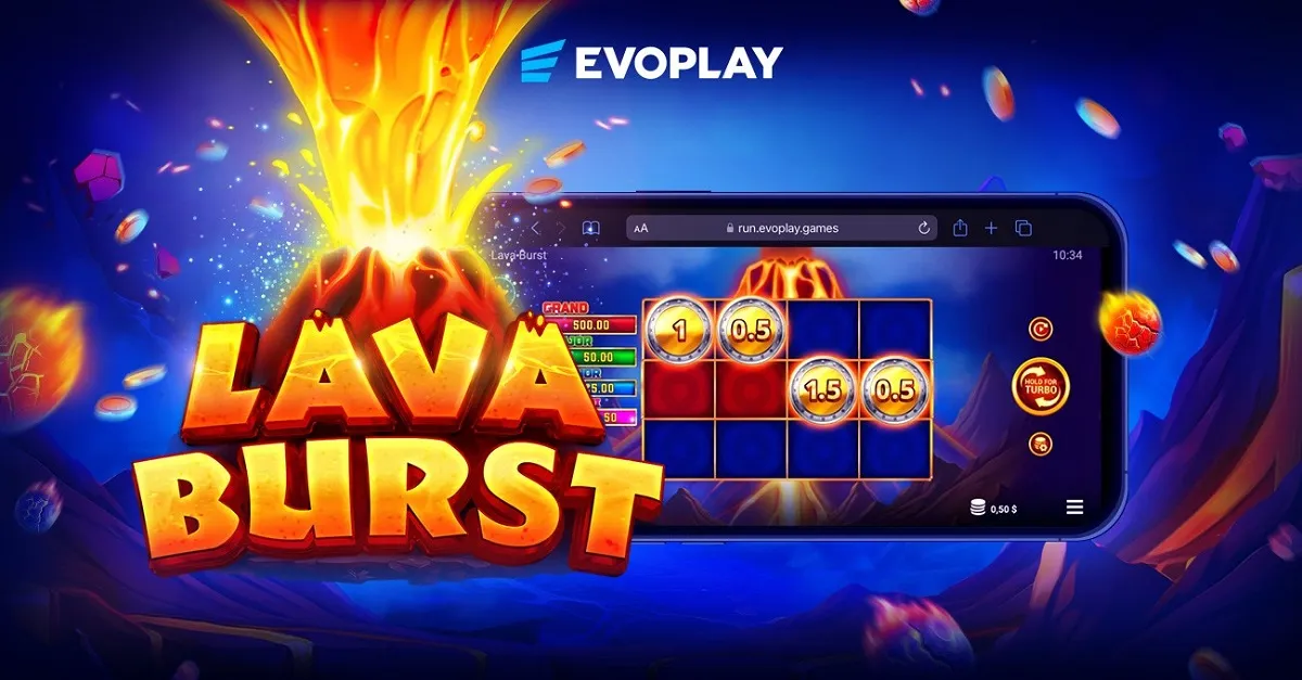 Evoplay Launches Exciting Lava Burst Slot Game - Casino News Thumbnail