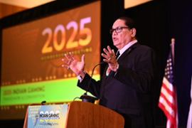 The Indian Gaming Association grieves the passing of our cherished Chairman, Ernest Stevens. - Casino News Thumbnail