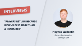 Magnus Wallentin: "Players return because Rich Wilde is more than a character—he’s an evolving narrative universe" - Casino News Thumbnail