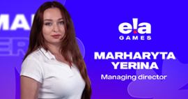Marharyta Yerina has been appointed as the Managing Director of ELA Games.