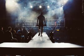 Oleksandr Usyk steps into the spotlight at the SBC Summit, ready to lead the event with his commanding presence.