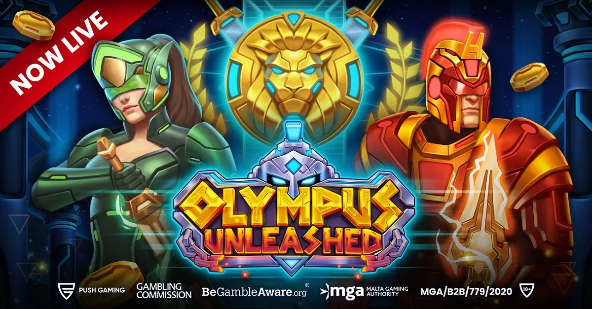 Push Gaming Launches Futuristic Slot Game "Olympus Unleashed" - Casino News Thumbnail