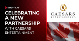 RubyPlay expands in North America with Caesars Entertainment - Casino News Thumbnail