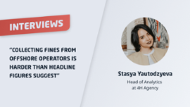 Stasya Yautodzyeva: "Collecting fines from offshore gambling operators is harder than headline figures may suggest" - Casino News Thumbnail