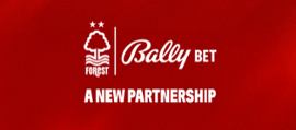 Bally Bet se enorgullece de convertirse en el patrocinador frontal de la camiseta de Nottingham Forest.