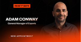 BETER nombra a Adam Conway como Director General de Esports