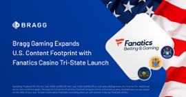 Bragg Gaming si espande attraverso il lancio nei tre stati con Fanatics Casino.