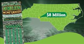 Una donna della Carolina del Nord vince 8 milioni di dollari giocando a un gratta e vinci da 50 dollari. - Casino News Thumbnail