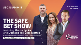 Martin Lycka välkomnar stolt Dominic Matteo från Liverpool till SBC Summit 2025. - Casino News Thumbnail